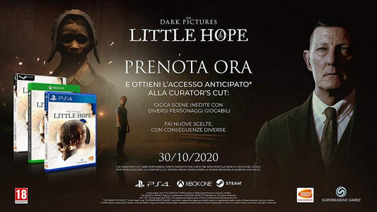 The Dark Pictures Anthology Little Hope Ps4 Gioco Italiano Play Station 4 Nuovo