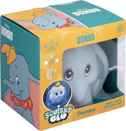 Paladone Lampada SquishyGlo Silicone Disney Dumbo Luce notturna in Silicone