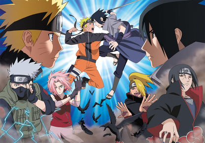 Clementoni Puzzle Naruto Shippuden Naruto Vs. Sasuke Box Cube 500 Pezzi Puzzle Adulti