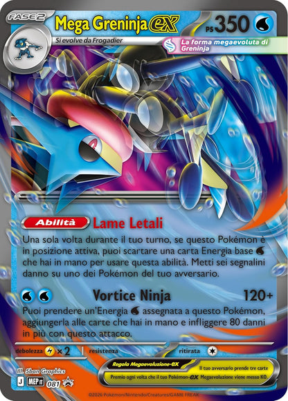 Pokémon GCC: Collezione Premium Mega Greninja Ex - Espansione Edizione Italiana