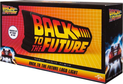Fizz Lampada Back To The Future Logo Light Lampada Da Tavolo Ritorno Al Futuro
