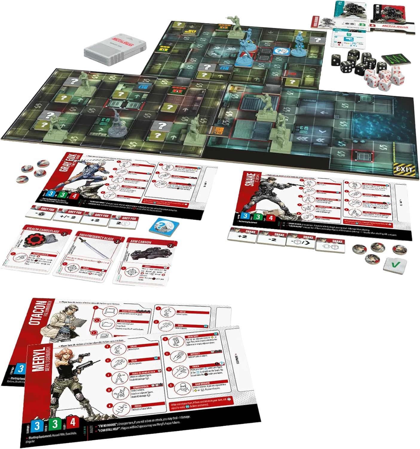 Asmodee – Gioco da Tavolo Metal Gear Solid (1-4 Giocatori) MGS Game