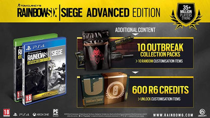 Tom Clancy'S Rainbow Six Siege Advanced Edition Ps4 Gioco Playstation 4 Italiano