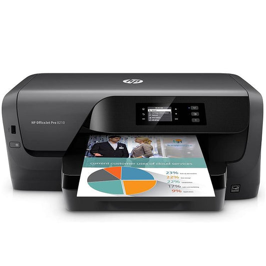 Hp Pro 8210 Stampante Ink-Jet A Colori Nero Officejet Wifi 2400X1200 Dpi A4 Foto