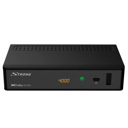 Strong SRT8215 Decoder Digitale Terrestre Dvb-T2 HDMI Tv Full HD HEVC H265 10 bit Dolby Audio USB Recording Nero
