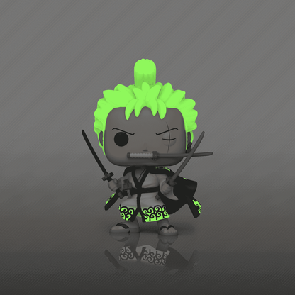 Funko Pop ! Animation - One Piece (923) Roronoa Zoro Glows In The Dark Special