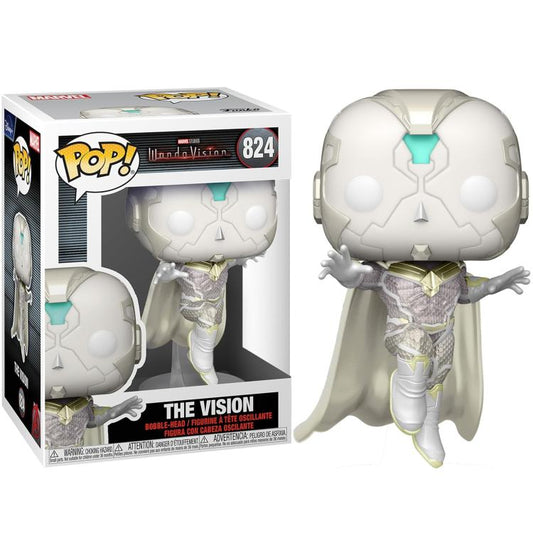 Funko Pop ! Marvel Wanda Vision (824) The Vision Vinyl Figure 9Cm Statuetta
