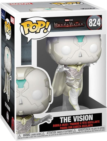 Funko Pop ! Marvel Wanda Vision (824) The Vision Vinyl Figure 9Cm Statuetta
