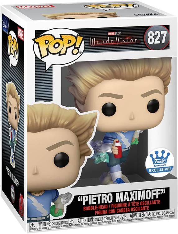 Funko Pop ! Marvel Wanda Vision (827) Pietro Maximoff Exclusive Vinyl Figure 9Cm