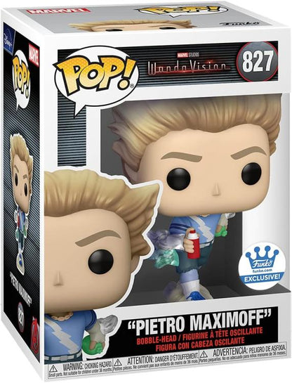 Funko Pop ! Marvel Wanda Vision (827) Pietro Maximoff Exclusive Vinyl Figure 9Cm