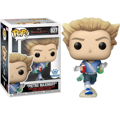 Funko Pop ! Marvel Wanda Vision (827) Pietro Maximoff Exclusive Vinyl Figure 9Cm