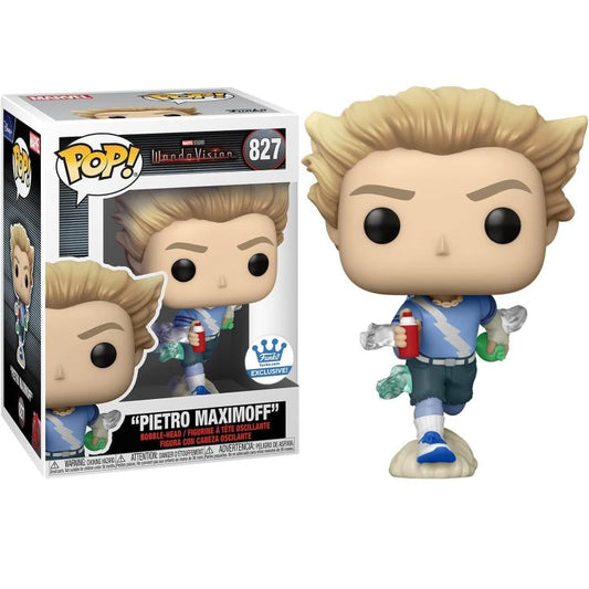 Funko Pop ! Marvel Wanda Vision (827) Pietro Maximoff Exclusive Vinyl Figure 9Cm