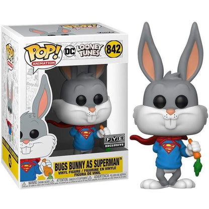 Funko Pop ! Animation Dc Looney Tunes (842) Bugs Bunny As Superman Vinyl Figure
