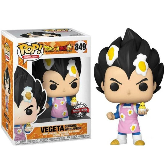 Funko Pop! Animation Dragon Ball Super (849) Vegeta Cooking W/Apron Vinyl Figure