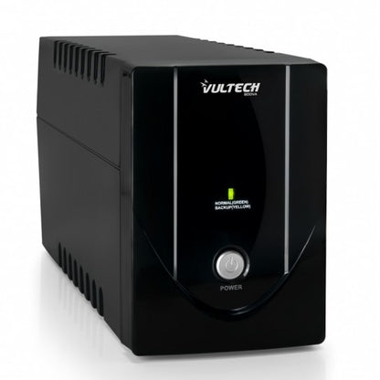 Vultech Ups 800Va Lite + 2 Schuko Gruppo Di Continuita' Offline Nero Pc Monitor