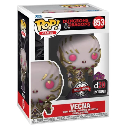 Funko Pop ! Games Dungeons & Dragons - (853) Vecna W/ D20 Figure Special 9Cm