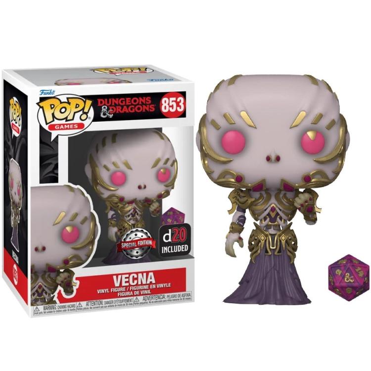 Funko Pop ! Games Dungeons & Dragons - (853) Vecna W/ D20 Figure Special 9Cm