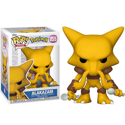 Funko Pop ! Games Pokemon (855) Alakazam - Abra Vinyl Action Figure Statuetta