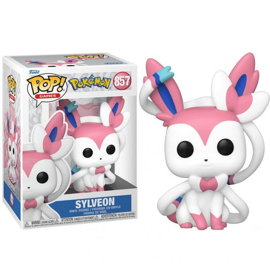 Funko Pop ! Games Pokemon - (857) Sylveon Figure Eevee Evo Vinyl 9Cm In Stock