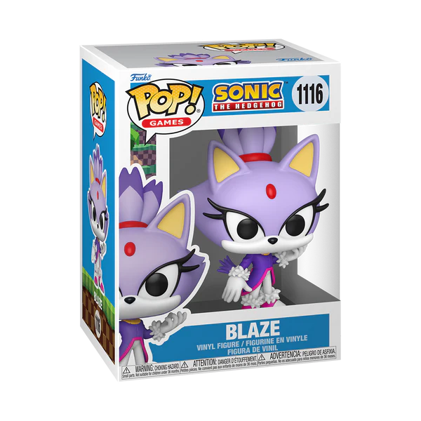Funko Pop ! Games - Sonic (1116) Blaze Vinyl Figure 9cm (Preordine)