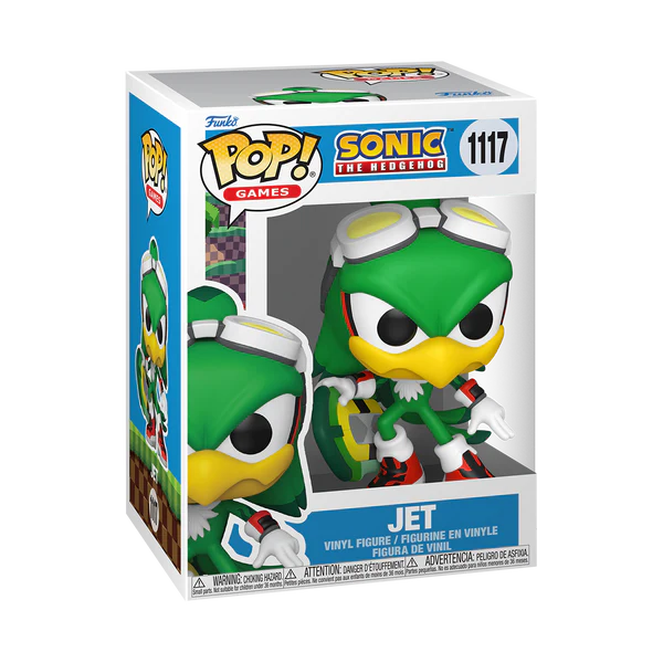 Funko Pop ! Games - Sonic (1117) Jet Vinyl Figure 9cm (Preordine)