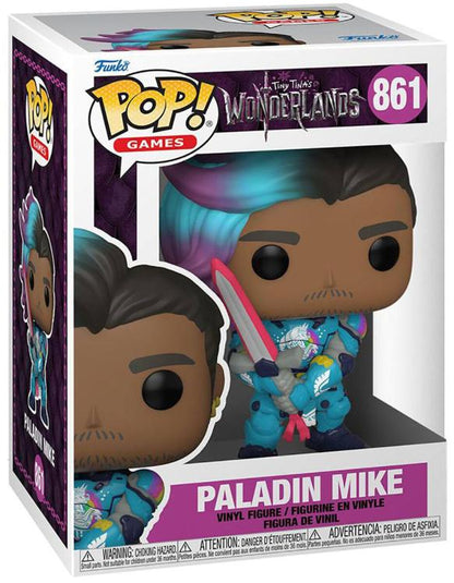 Funko Pop ! Games Tiny Tina'S Worderlands (861) Paladin Mike Vinyl Figure 9Cm
