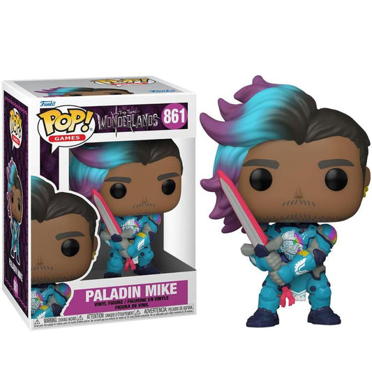 Funko Pop ! Games Tiny Tina'S Worderlands (861) Paladin Mike Vinyl Figure 9Cm