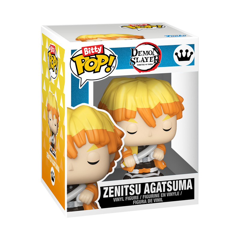 Funko Bitty Pop! Demon Slayer (2 pack) Inosuke Hashibira & Zenitsu Agatsuma - Mini Vinyl Figure 2cm