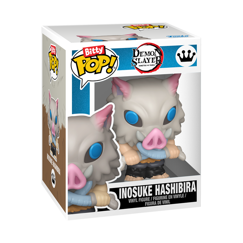 Funko Bitty Pop! Demon Slayer (2 pack) Inosuke Hashibira & Zenitsu Agatsuma - Mini Vinyl Figure 2cm