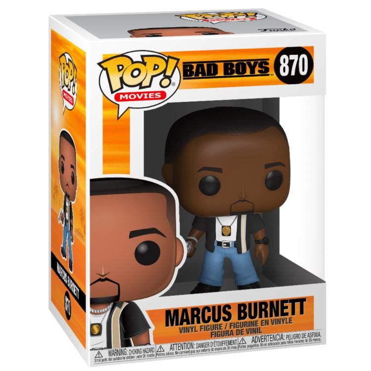 Funko Pop ! Movies Bad Boys - (870) Marcus Burnett Vinyl Figure 9Cm Film