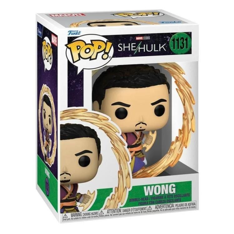 Funko Pop ! Marvel Studios She Hulk (1131) Wong Vinyl Figure Da Collezione