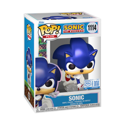 Funko Pop ! Plus - Sonic (1114) Sonic (Pearlescent) Vinyl Figure 9cm (Preordine)