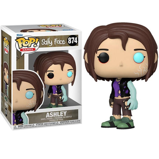 Funko Pop ! Games Sally Face - (874) Ashley Vinyl Figure 9Cm Videogames In Stock