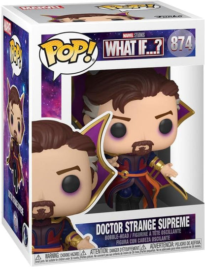 Funko Pop ! Marvel  What If...? - (874) Doctor Strange Supreme Vinyl Figure 9Cm