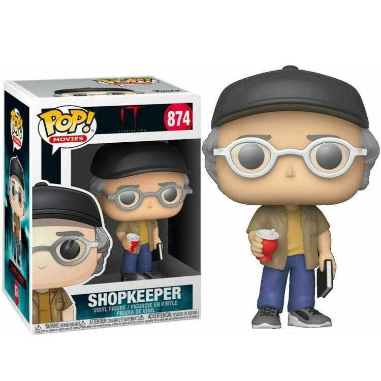 Funko Pop ! Movies It (874) Shopkeeper Vinyl Figure 9Cm Pannywise Film Horror