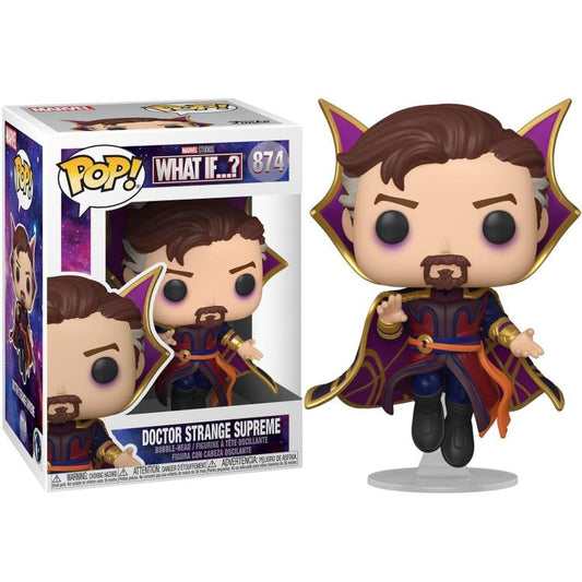 Funko Pop ! Marvel  What If...? - (874) Doctor Strange Supreme Vinyl Figure 9Cm