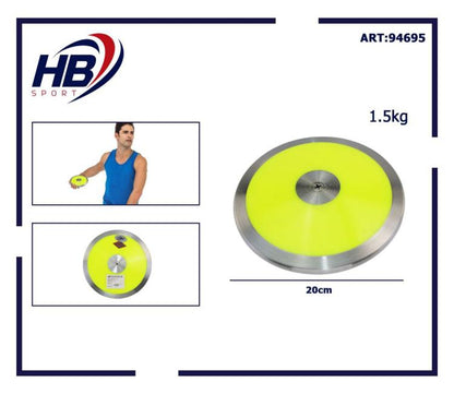Hb Disco Da Competizione E Allenamento Acciaio Per Lancio Del Disco Peso 1.5 Kg
