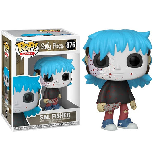 Funko Pop ! Games Sally Face - (876) Sal Fisher Vinyl Figure Games 9Cm In Stock