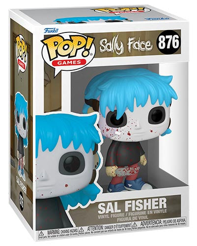 Funko Pop ! Games Sally Face - (876) Sal Fisher Vinyl Figure Games 9Cm In Stock