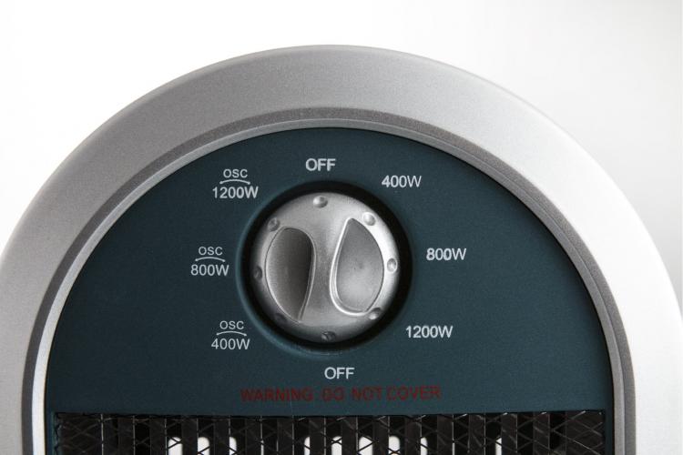Kooper Stufa Stufetta Alogena Oscillante  Rotante 3 Elementi 1200W Florida Casa