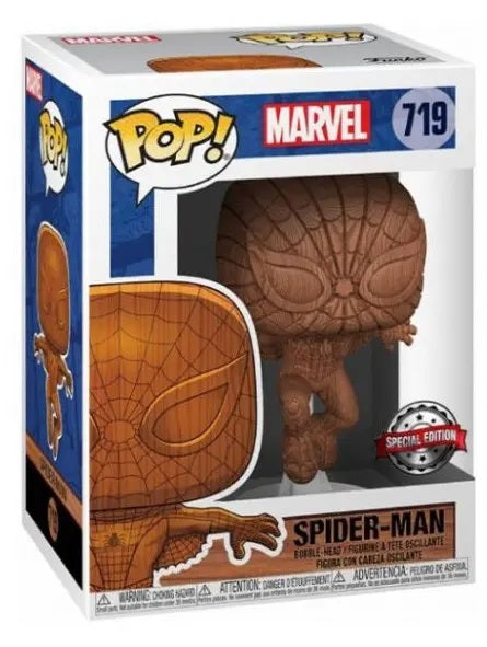 Funko Pop ! Marvel (719) Spider-Man Special Edition  Bobble-Head Vinyl Figure