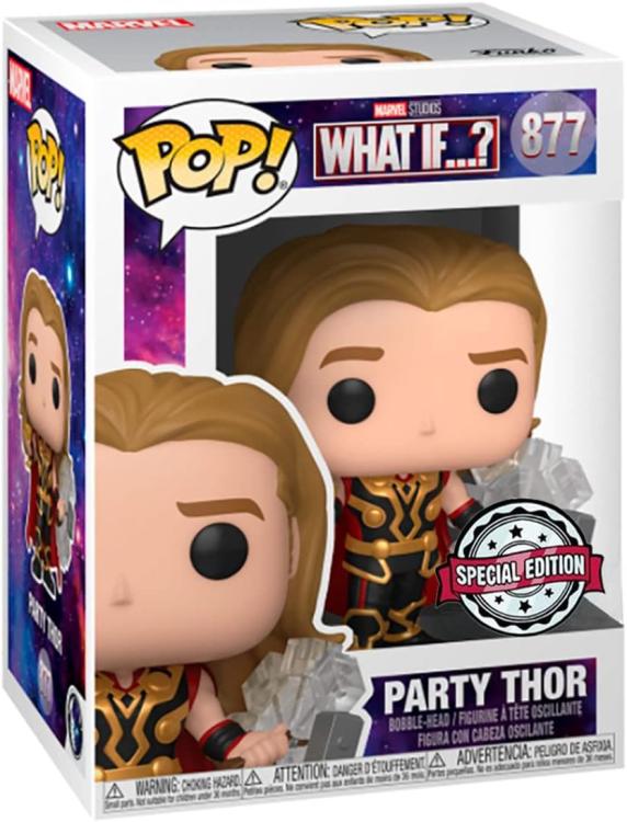 Funko Pop ! Marvel  What If...? - (877) Party Thor Special Edition Vinyl Figure