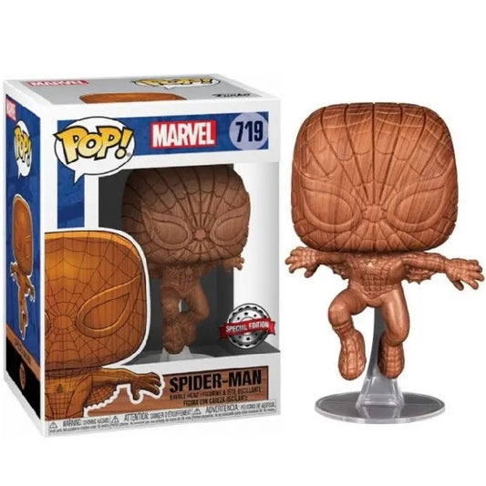 Funko Pop ! Marvel (719) Spider-Man Special Edition  Bobble-Head Vinyl Figure