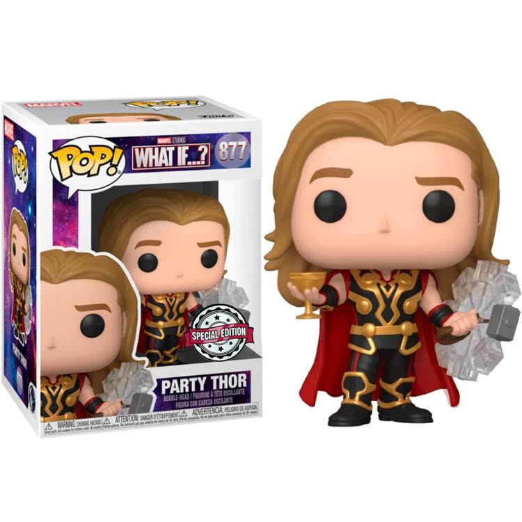 Funko Pop ! Marvel  What If...? - (877) Party Thor Special Edition Vinyl Figure