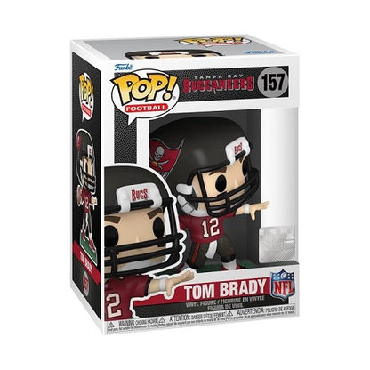 Funko Pop ! Nfl Bucs - (157) Tom Brady Football Vinyl Usa Statuetta 9CM
