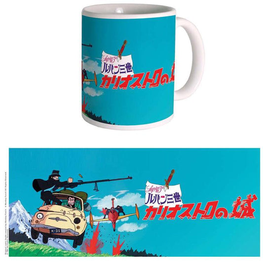 Semic - Tazza Lupin Mug "Castle Of Cagliostro Pursuit " In Ceramica Da Caffè Tè