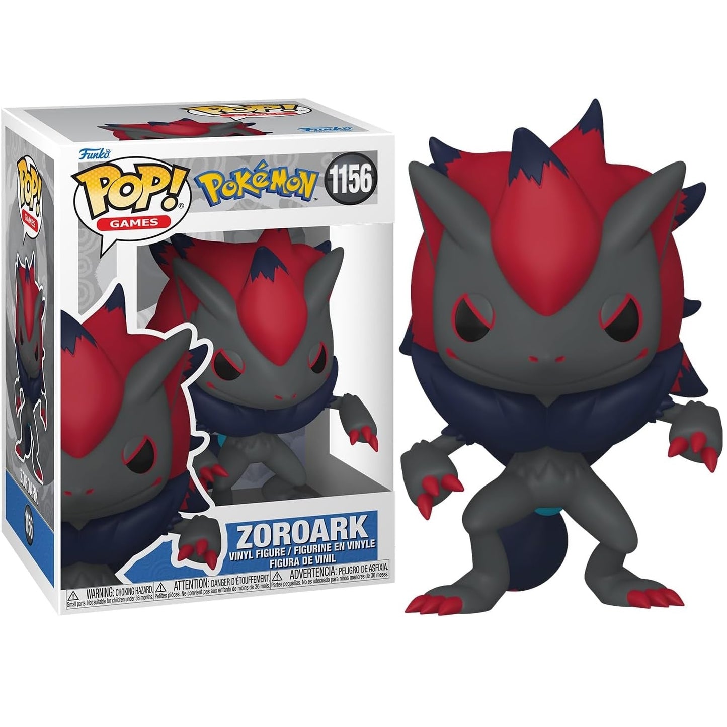 Funko Pop! Games: Pokemon (1156) Zoroark - Vinyl Figure 9cm
