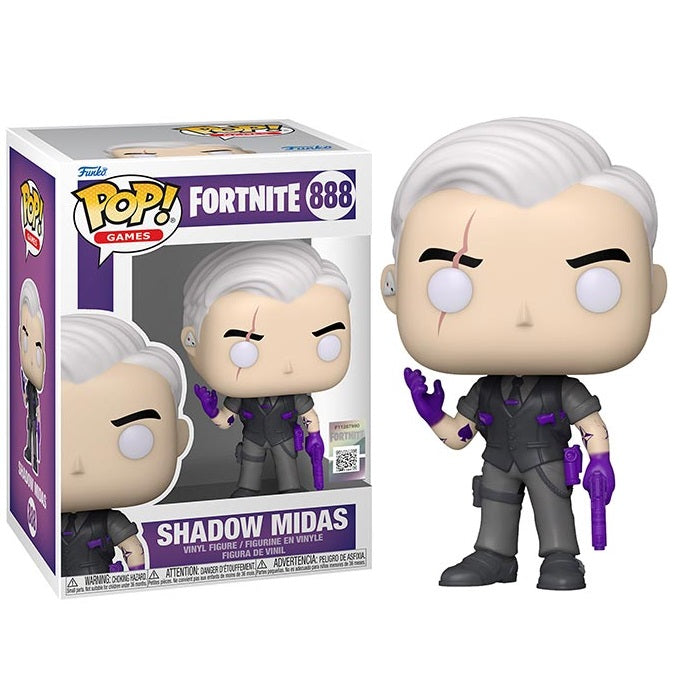 Funko Pop ! Games Fortnite - (888) Shadow Midas Vinyl Figure Gioco 9Cm Fortnait