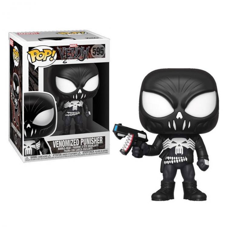 Funko Pop Marvel Venom 595 Venomized Punisher Vinyl Action Figure Collezione
