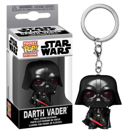 Funko Pop ! Keychain Pocket Star Wars Exclusive (Darth Vader) Portachiavi Vinyl